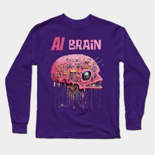 AI Brain Long Sleeve T-Shirt